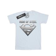 DC Comics Heren superman man of steel schild t-shirt