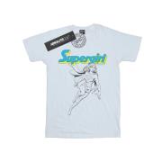 DC Comics Heren supergirl mono action pose t-shirt