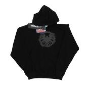 Marvel Avengers Dames agents of shield geborsteld logo hoodie