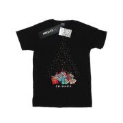 Friends Dames kerstboomverlichting katoenen vriendje t-shirt