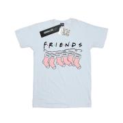 Friends Dames kerstmis logo boyfriend t-shirt