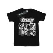 DC Comics Dames justice league strepen katoenen vriendje t-shirt