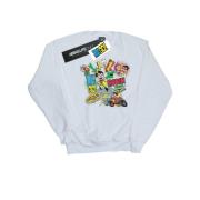 DC Comics Dames teen titans go robin montage sweatshirt