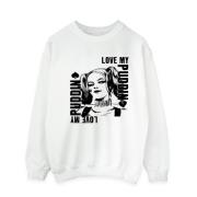 DC Comics Heren suicide squad harley love puddin sweatshirt