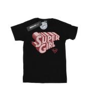 DC Comics Heren supergirl retro logo t-shirt