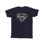 DC Comics Heren superman logo schets t-shirt