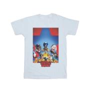 DC Comics Heren the suicide squad blue star poster t-shirt