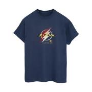 DC Comics Dames the flash lightning logo cotton boyfriend t-shirt