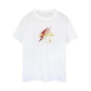 DC Comics Dames the flash lightning logo cotton boyfriend t-shirt