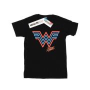 DC Comics Dames wonder woman 84 neon emblem katoenen vriendje t-shirt