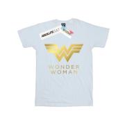 DC Comics Dames wonder woman 84 gouden logo katoenen vriendje t-shirt