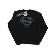 DC Comics Dames superman gebloemd logo 1 sweatshirt