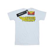 DC Comics Dames wonder woman gevleugeld logo katoenen vriendje t-shirt