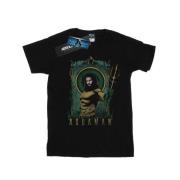 DC Comics Heren aquaman ingelijst drietand t-shirt