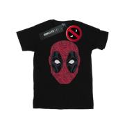 Marvel Avengers Heren deadpool hoofd van rozen t-shirt