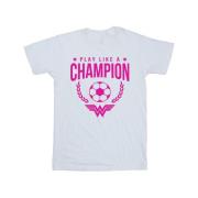 DC Comics Heren wonder woman play like a champion t-shirt