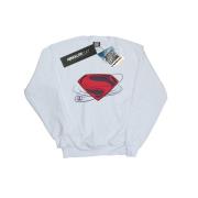 DC Comics Dames justice league movie superman logo sweatshirt