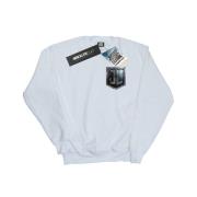 DC Comics Dames justice league movie shield faux pocket sweatshirt