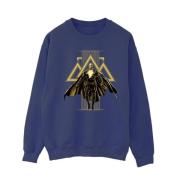 DC Comics Dames zwart adam rising gouden symbolen sweatshirt