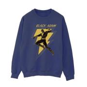 DC Comics Dames zwart adam gouden bout borst sweatshirt