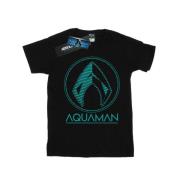 DC Comics Dames aquaman aqua logo boyfriend t-shirt