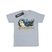 DC Comics Heren wonder woman glimlach t-shirt