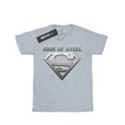 DC Comics Heren superman man of steel schild t-shirt