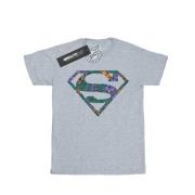 DC Comics Heren superman bloemen logo 1 t-shirt