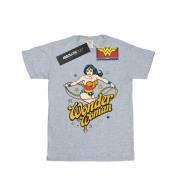 DC Comics Dames wonder woman sterren katoenen vriendje t-shirt