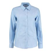 Kustom Kit Dames werkkleding oxford shirt met lange mouwen