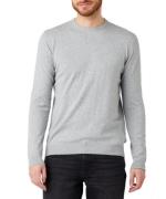 Wrangler Crew knit mid grey mel