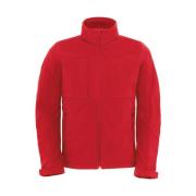 B and C Heren soft shell jas met capuchon