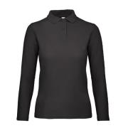 B and C Dames id.001 poloshirt met lange mouwen