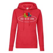 Fruit of the Loom Dames vintage logo bedrukte hoodie