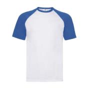 Fruit of the Loom Heren valueweight baseball t-shirt