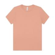 Bella + Canvas Dames jersey relaxed fit t-shirt met korte mouwen