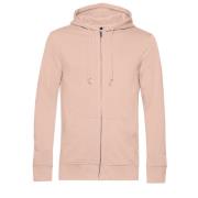 B and C Unisex inspire organic full zip hoodie voor volwassenen