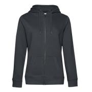 B and C Dames queen hoodie met rits