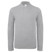 B and C Heren id.001 poloshirt met lange mouwen