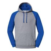 Jerzees Colours Heren colour block nublend raglan hoodie