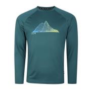 Dare2b Heren righteous iii mountain t-shirt met lange mouwen