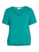 Vila Vipaya v-neck ss top noos esmerald