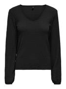 Only Onlmadelina ls v-neck top cc jrs -