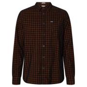 Wrangler 1 pocket shirt nutmeg brown