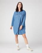 Wrangler Denim shirt dress mid indigo