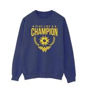 DC Comics Heren wonder woman play like a champion sweatshirt