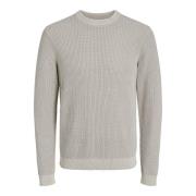 Jack & Jones Rib washed knit crew neck