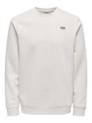 Only & Sons Onsdawson reg ls crew beige