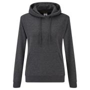 Fruit of the Loom Dames classic heather hoodie