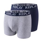 Replay Heren boxershort melange (set van 2)